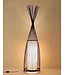 Stehlampe Bambus - James B40xT40xH150cm