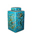 Fine Asianliving Chinese Ginger Jar Hand-painted Dragon Porcelain Blue W18xD18xH34cm