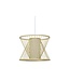 Bamboo Light Pendant Lampshade Handmade - Naomi D40xH35cm