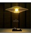 Bamboo Lampshade Pendant Light Handmade - Scarlet D60xH18cm