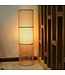 Floor Standing Light Bamboo Handmade - Leslie D28xH100cm