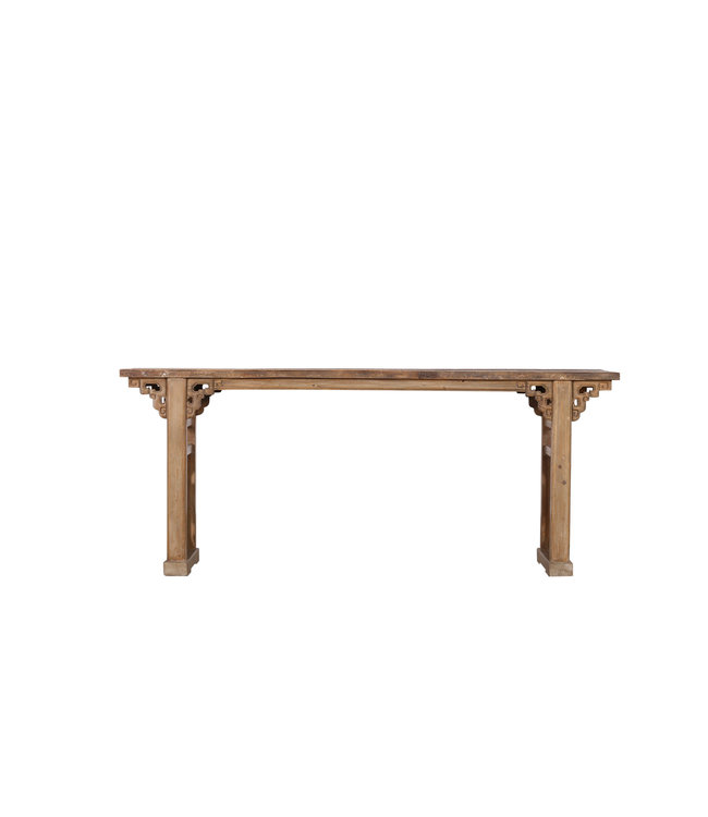 Antique Altar Table Handcrafted Natural W204xD34xH85cm