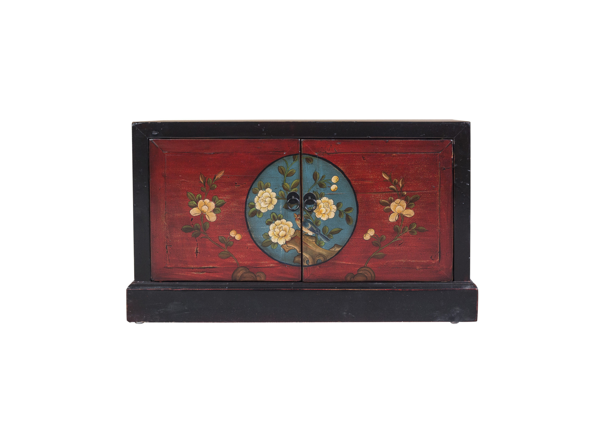 Fine Asianliving Chinese Storage Chest Hand Painted Auspicious