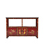 Chinese Sideboard Red Handpainted Flowers W140xD33xH90cm