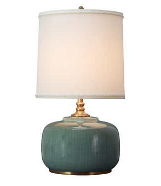 Fine Asianliving Oriental Table Lamp Porcelain with Lampshade Mint