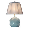 Fine Asianliving Lampe de Table en Porcelaine Arte Bleu Cielo L23xP23xH53cm
