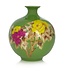 Chinesische Vase Porzellan Handgefertigt Pfingstrose Grün H29.5cm