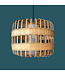 Lampe á Suspension en Bambou Fait Main - Belinda L50xP50xH40cm