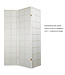 Japanese Room Divider 3 Panels W135xH180cm Privacy Screen Shoji Rice-paper White