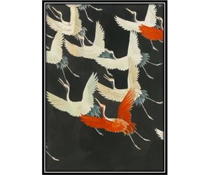 Get Fine Asianliving Aquarelle Painting Japanese Cranes With Frame Free HD Wallpaper Fine Asianliving Aquarelle Painting Japanese Cranes With Frame HD