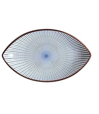 Fine Asianliving Japans Servies Nippon Chigusa Selection - Ovaal Bord 21x3cm