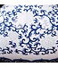 Chinese Vaas Porselein Handgeschilderd Blauw-Wit D17xH17cm