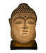 Lámpara de Mesa de Piedra Arenisca Buda en la Base 20.3x20.3x29.3cm