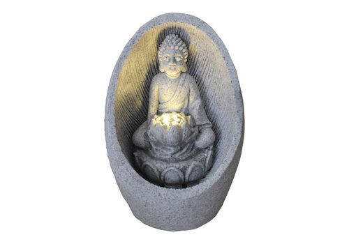 Fine Asianliving Sandstone Buddha Fontain 21.5x31.2cm