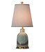 Fine Asianliving Chinese Table Lamp Porcelain with Lampshade Hand-painted W17xD17xH57cm