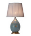 Fine Asianliving Chinese Table Lamp Porcelain with Lampshade Hand-painted W26xD26xH74cm