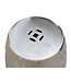 Keramik Hocker Silber Handgefertigt D33xH46cm