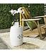 Ceramic Garden Stool Porcelain Asian Style White D33xH46cm