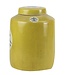 Chinesischer Ingwertopf Porzellan Handbemalt „Tee“ Gelb B12xH28cm