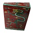 Chinese Ginger Jar Hand-painted Dragon Porcelain Red W18xD18xH34cm