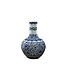 Large Chinese Vase Porcelain Blue White Dragon Handpainted D21xH53cm