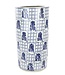 Porte-parapluie en Céramique Caractères Chinois L25xH47cm
