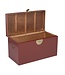 Malle Chinoise Rouge Rubis - Collection Orientique L90xW45xH50cm
