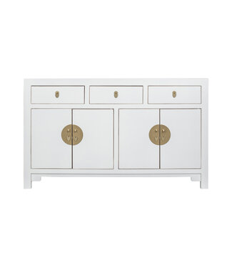 Fine Asianliving Aparador Chino Blanco - Orientique Colección A140xP35xA85cm