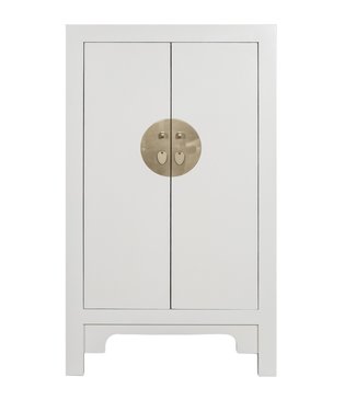 Fine Asianliving Armario Chino Gris - Orientique Colección A70xP40xA120cm