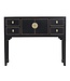 Chinese Console Table Onyx Black - Orientique Collection W100xD26xH80cm