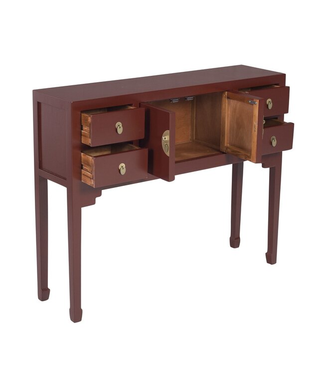 Chinese Sidetable Scarlet Rouge - Orientique Collection L100xW26xH80cm