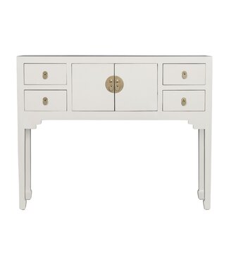 Fine Asianliving Chinese Sidetable Moonshine Greige - Orientique Collectie B100xD26xH80cm
