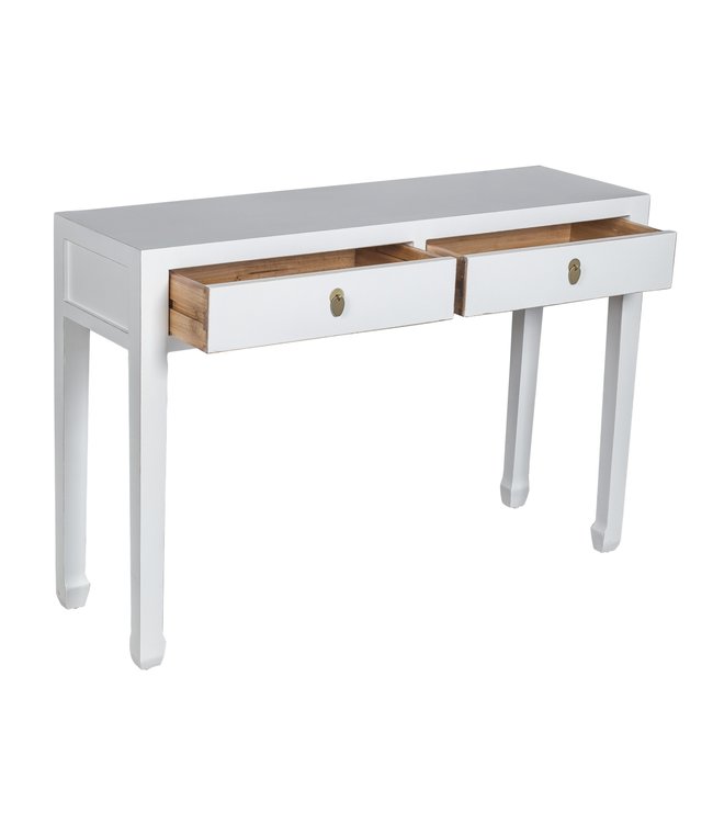 Chinese Console Table Snow-white - Orientique Collection W120xD35xH80cm