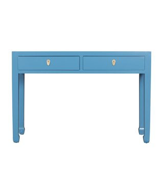 Fine Asianliving Chinese Console Table Sky Blue - Orientique Collection W120xD35xH80cm