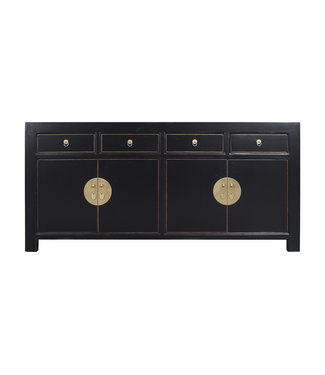 Fine Asianliving Chinese Sideboard Onyx Black - Orientique Collection W180xD40xH85cm