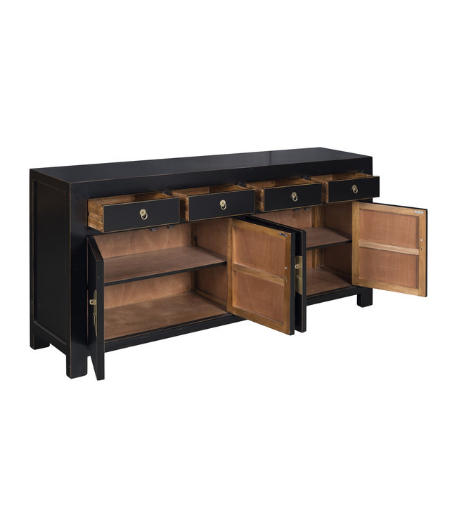 Chinese Dressoir Onyx Zwart - Orientique Collection B180xD40xH85cm
