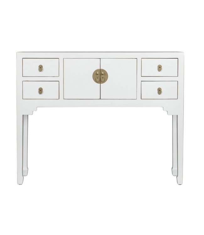 Chinese Console Table Snow White - Orientique Collection W100xD26xH80cm