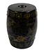 Sgabello Da Giardino In Ceramica Dragon Black B33xH45cm