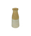 Decorative Vase Mango Wood Handmade in Thailand White