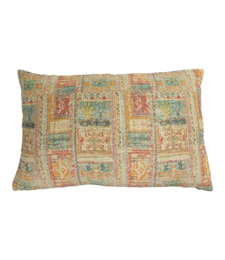 Fine Asianliving Housse de Coussin Indien Fait Main 60x40cm