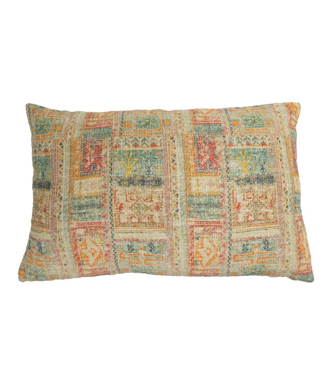 Housse de Coussin Indien Fait Main 60x40cm