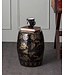 Keramik Hocker Dragon Schwarz B33xH45cm