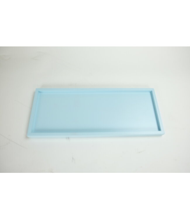 Decorative Tray Mangowood Handmade in Thailand Blue