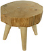 Side Table Solid Mango Wood Handmade in Thailand Natural