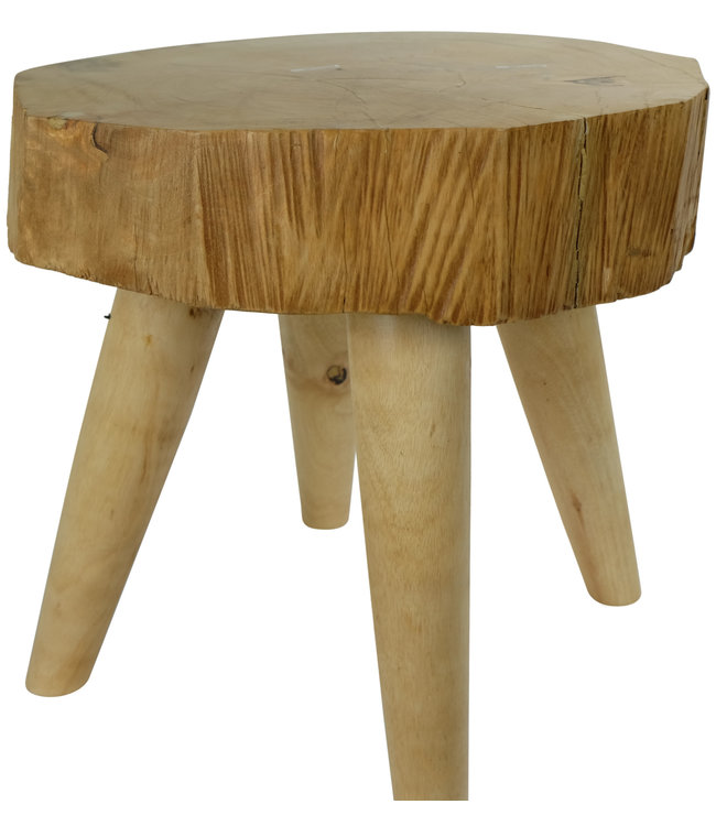 Boomstam Salontafel Massief Mangohout uit Thailand