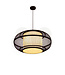 Bamboo Pendant Lamp Black Ceiling Lampshade Handmade - Jake