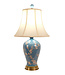 Chinese Table Lamp Porcelain Hand-painted Blue