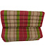 Thai Cushion Three-fold 80x190x7cm Triangle Cushion XXXL 8 Roll Seat Burgundy Green