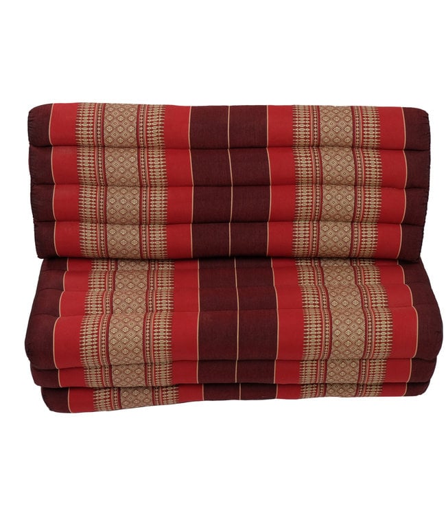 Colchón Tailandés de 3 Pliegues con Cojín Triangular Plegable 80x190cm XXXL