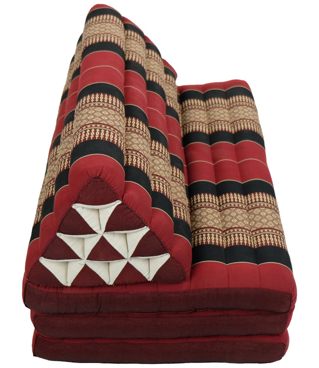 Coussin Thaïlandais Triangulaire Matelas 3 Parties XXXL 90x190cm